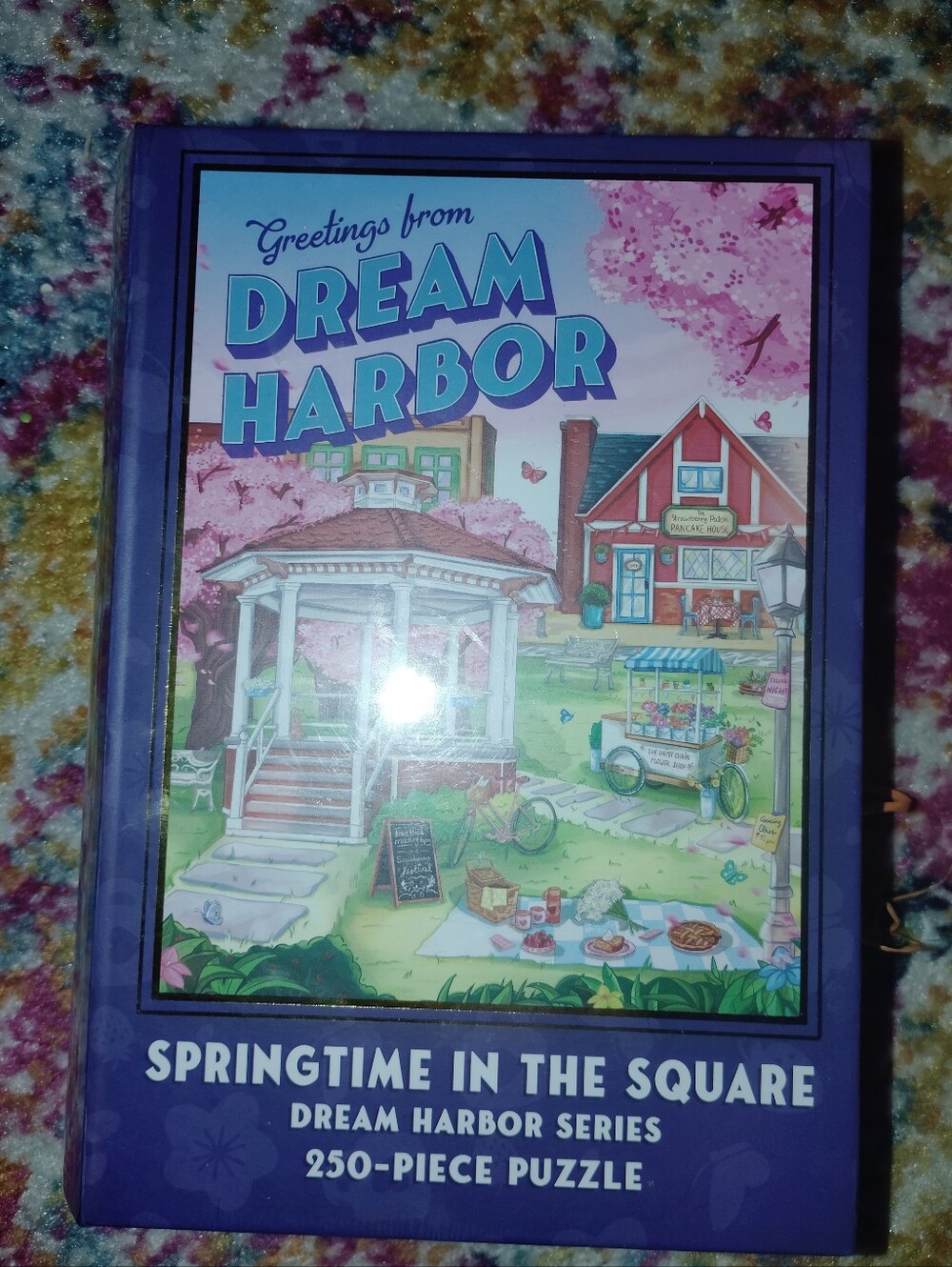 Dream Harbor Springtime In The Square 250 Piece Puzzle 🧩 Sealed